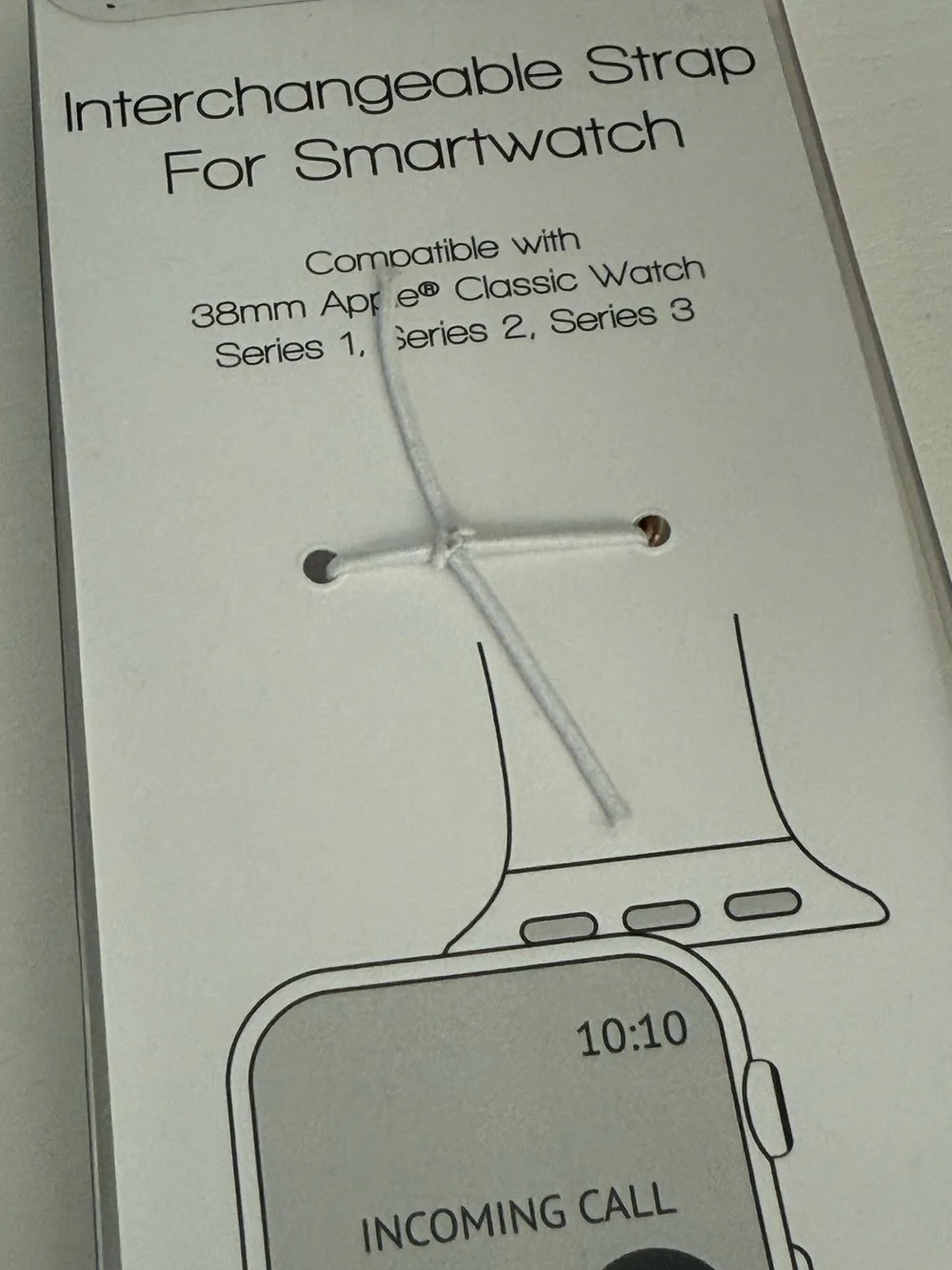 Smartwatch interchangeable straps. 38mm Apple Compatible.